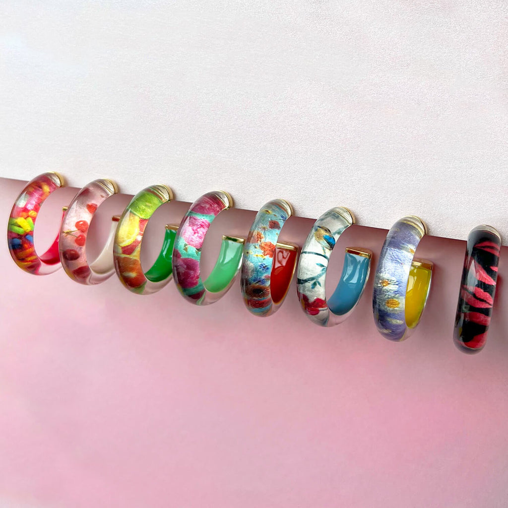 Feeling Spicy Illusion Hoop Earrings
