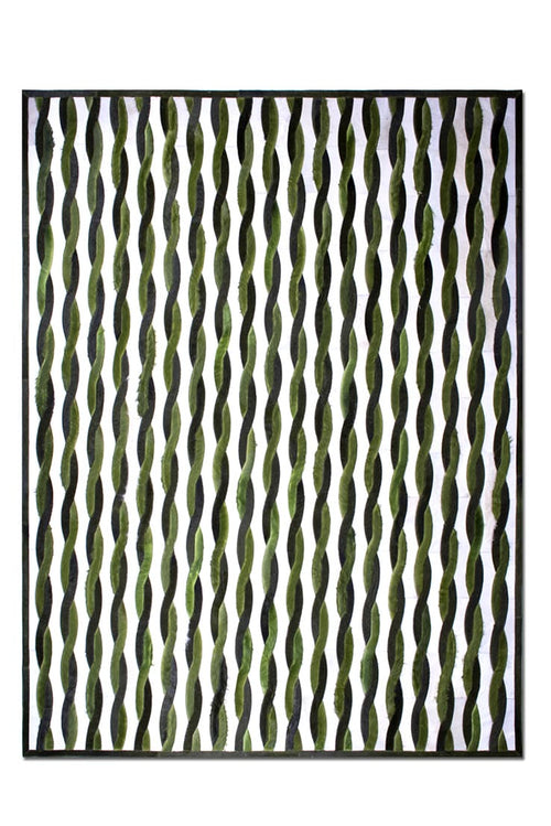 CHAINS - Custom Cowhide Rug for Designers