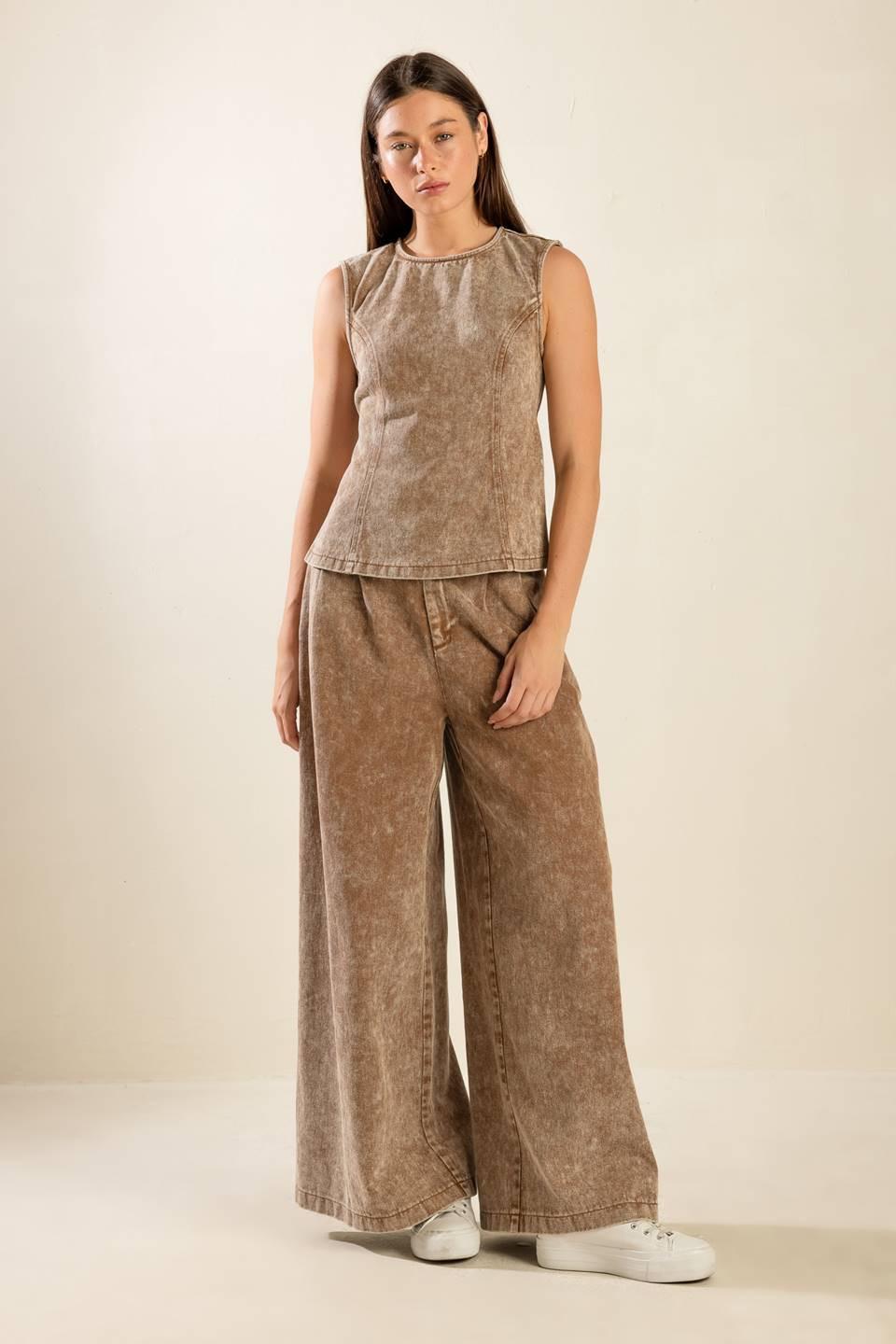 SAFE TO SAY TWILL TOP