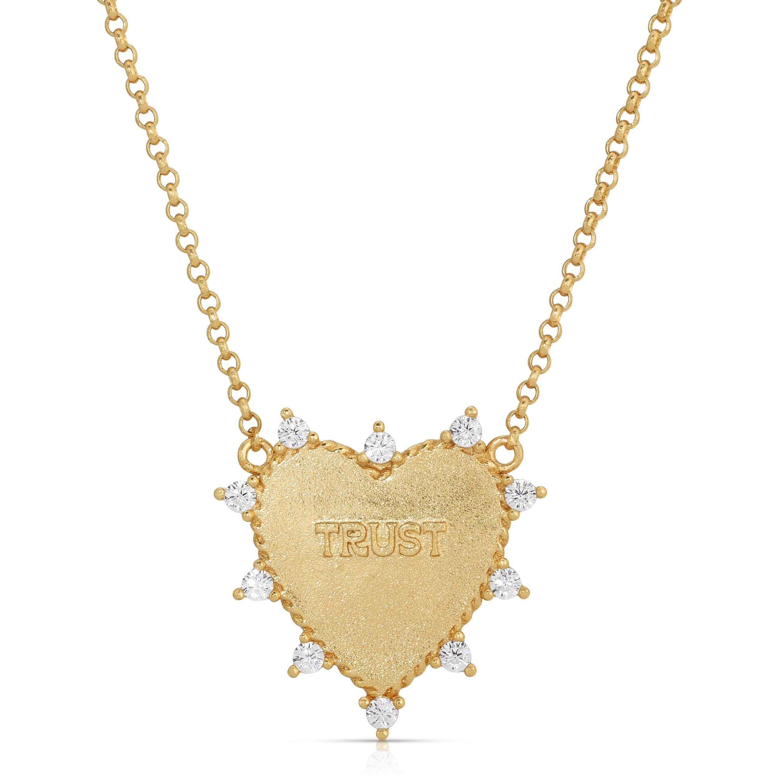 Gold Heart of Trust Necklace