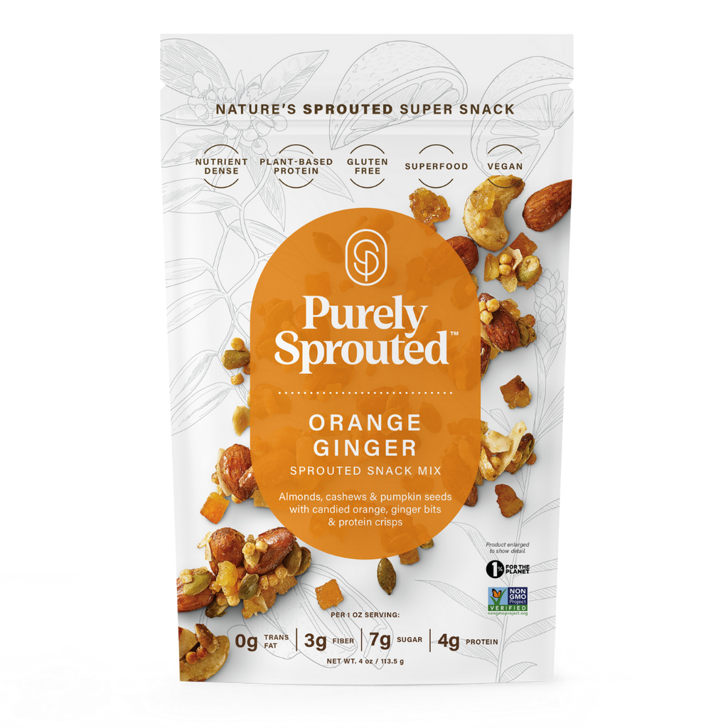 Orange Ginger, Sprouted Snack Mix