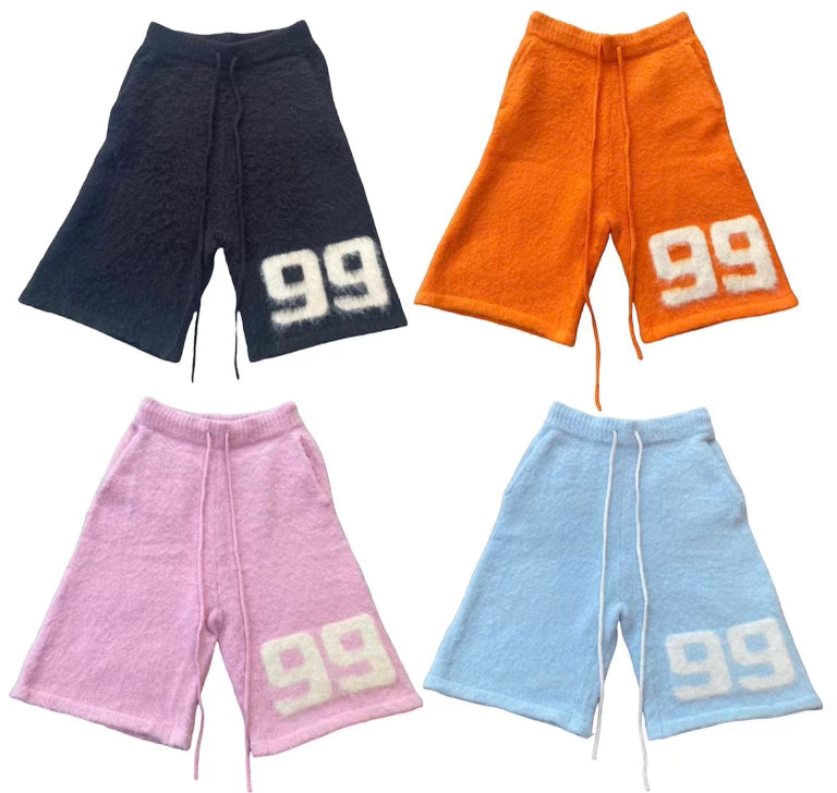 Mohair Shorts Pink